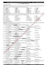 Bài tập Tiếng Anh cho học sinh Lớp 10 - Unit 6 Gender equality - Đỗ Bình